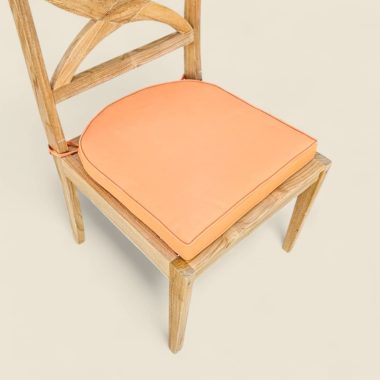 galette exterieur de chaise impermeable orange