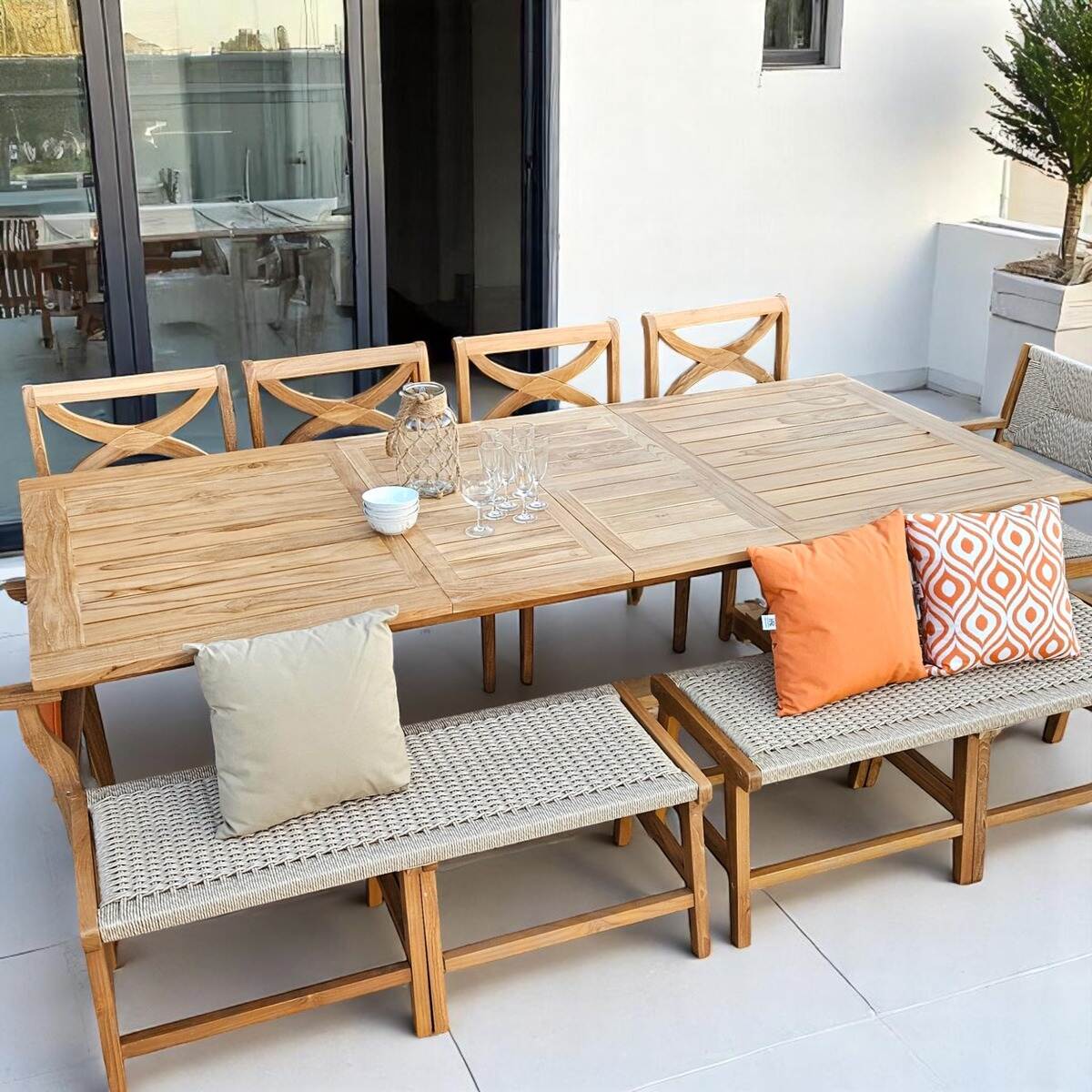 ensemble table de jardin 10 personnes extensible