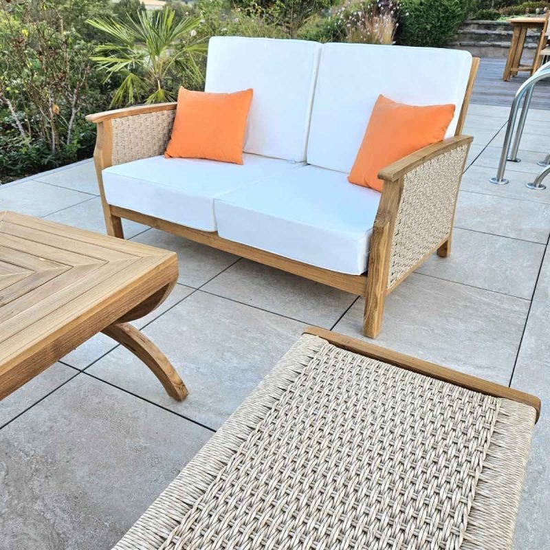 canapé de jardin fauteuil 2 places