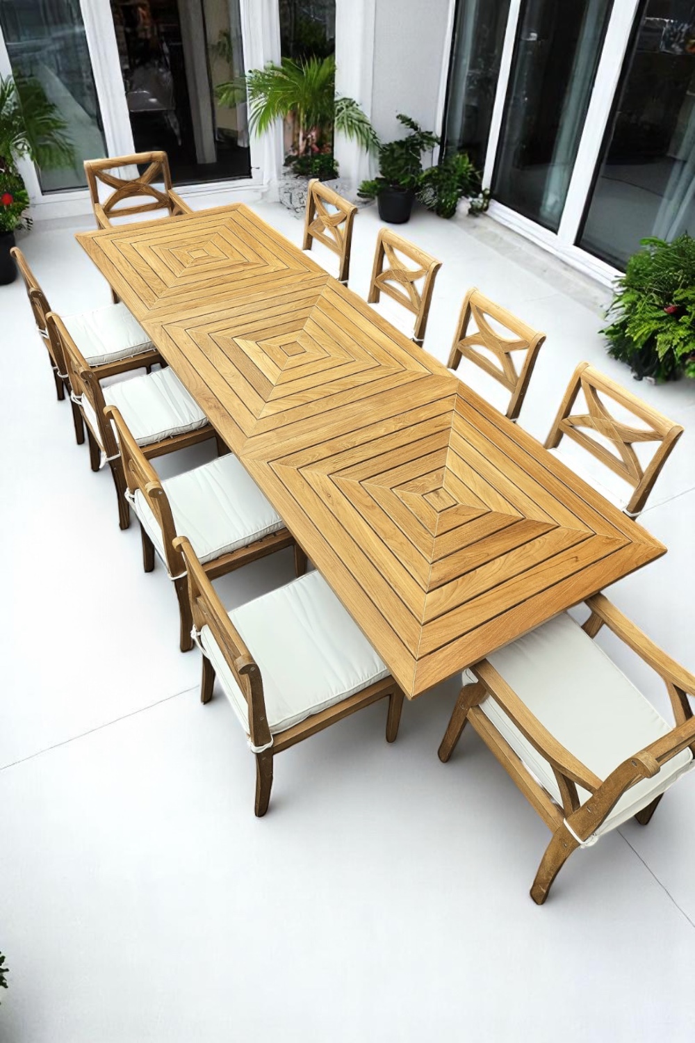 Salon de jardin en teck